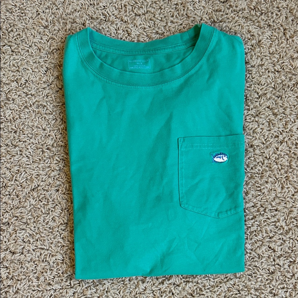 Southern Tide Teal SZ S Crew Neck Tee
